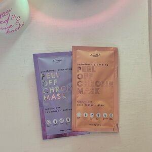 Lavelle Peel Off Chrome Mask Duo - Lavender & Rose